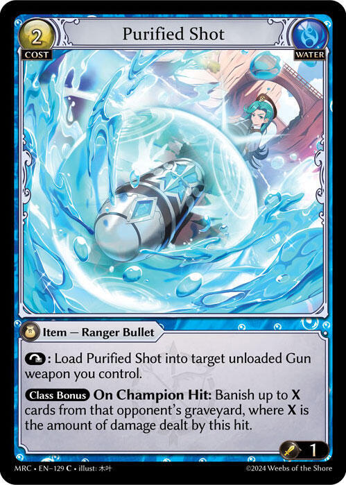 Purified Shot 129 (Mercurial Heart)  - Foil | Good Games Adelaide SA