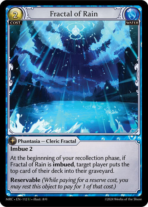 Fractal of Rain 112 (Mercurial Heart)  - Foil | Good Games Adelaide SA
