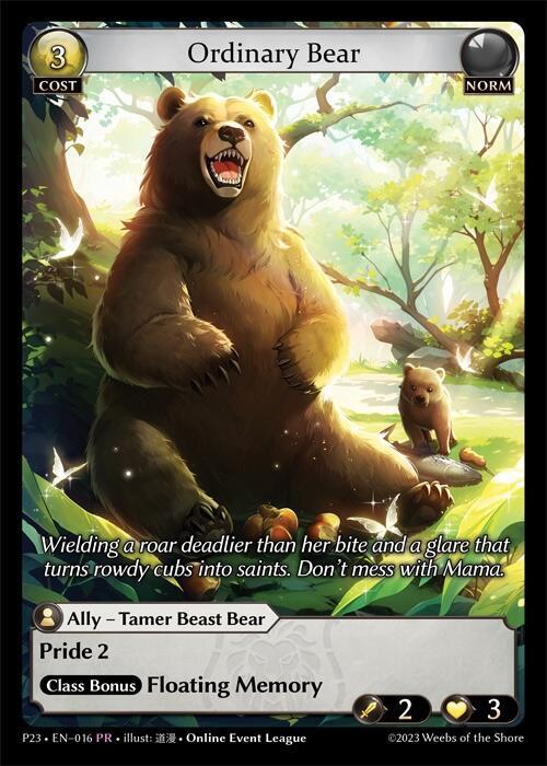 Ordinary Bear 016 (Promotional Cards)  - Foil | Good Games Adelaide SA