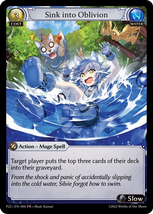 Sink into Oblivion 004 (Promotional Cards)  | Good Games Adelaide SA