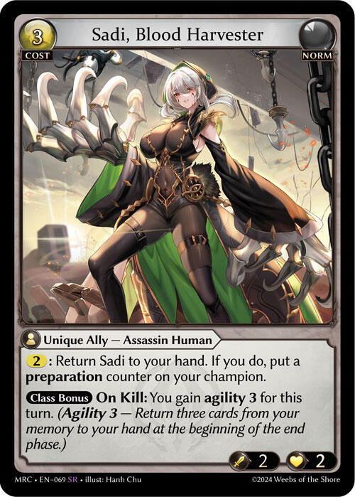 Sadi Blood Harvester 069 (Mercurial Heart)  - Foil | Good Games Adelaide SA