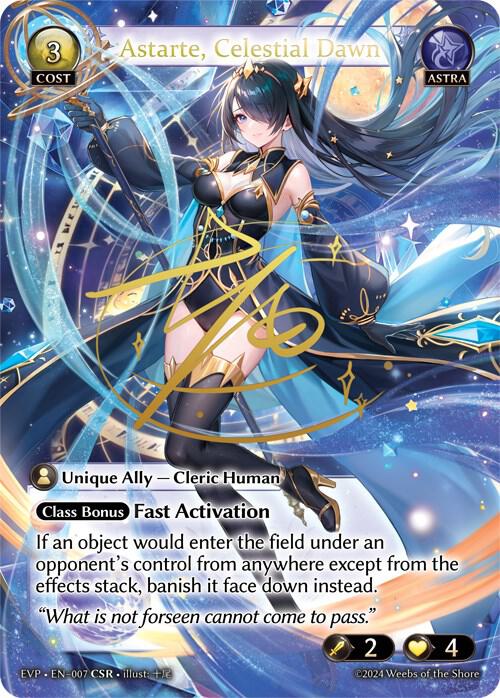 Astarte Celestial Dawn 007 (Alchemical Revolution Event Pack)  - Foil | Good Games Adelaide SA