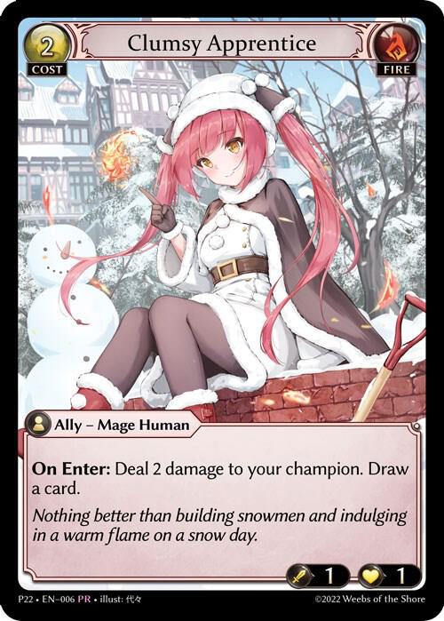 Clumsy Apprentice 006 (Promotional Cards)  | Good Games Adelaide SA