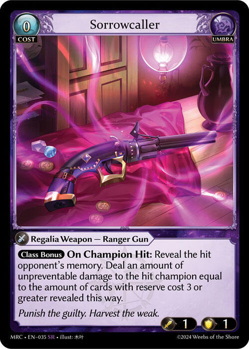 Sorrowcaller 035 (Mercurial Heart)  - Foil | Good Games Adelaide SA