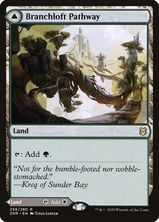 Branchloft Pathway // Boulderloft Pathway 258 (Zendikar Rising)  | Good Games Adelaide SA