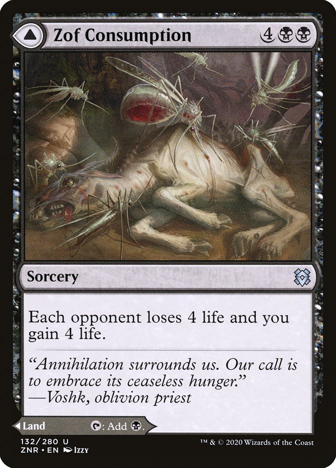 Zof Consumption // Zof Bloodbog 132 (Zendikar Rising)  - Foil | Good Games Adelaide SA