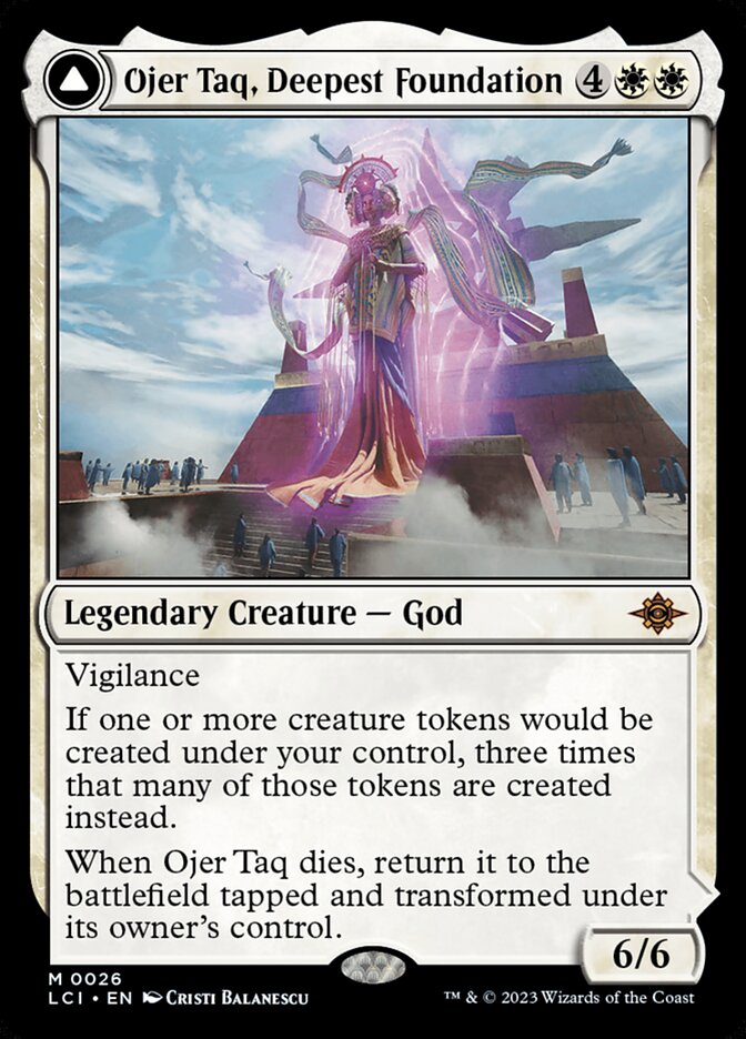 Ojer Taq, Deepest Foundation // Temple of Civilization 26 (The Lost Caverns of Ixalan)  - Foil | Good Games Adelaide SA