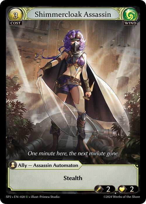 Shimmercloak Assassin 020 (Supporter Pack 2)  - Foil | Good Games Adelaide SA