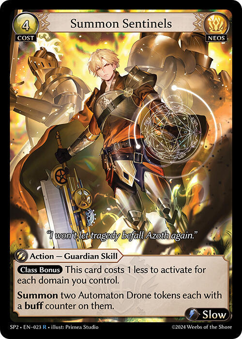 Summon Sentinels 023 (Supporter Pack 2)  | Good Games Adelaide SA