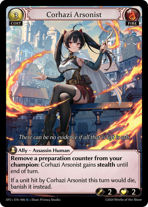 Corhazi Arsonist 006 (Supporter Pack 2)  - Foil | Good Games Adelaide SA