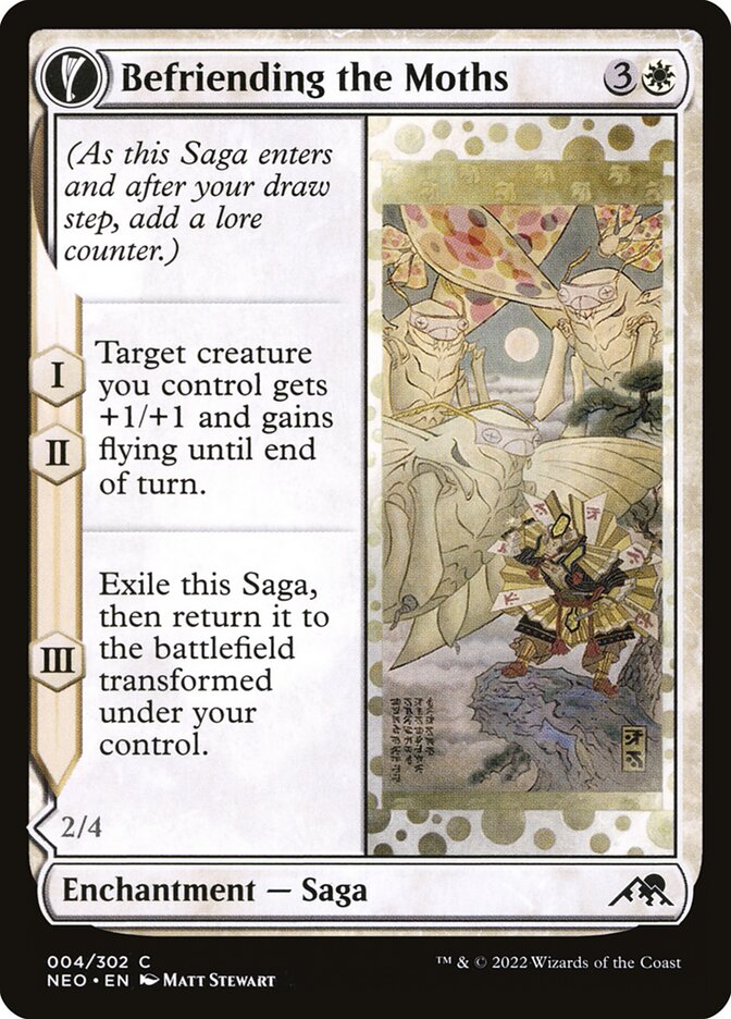 Befriending the Moths // Imperial Moth 4 (Kamigawa: Neon Dynasty)  - Foil | Good Games Adelaide SA