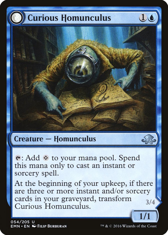 Curious Homunculus // Voracious Reader 54 (Eldritch Moon)  - Foil | Good Games Adelaide SA