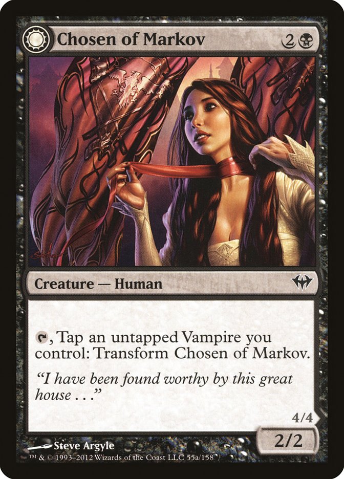 Chosen of Markov // Markov's Servant 55 (Dark Ascension)  | Good Games Adelaide SA