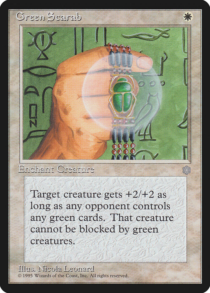Green Scarab  (Ice Age)  | Good Games Adelaide SA