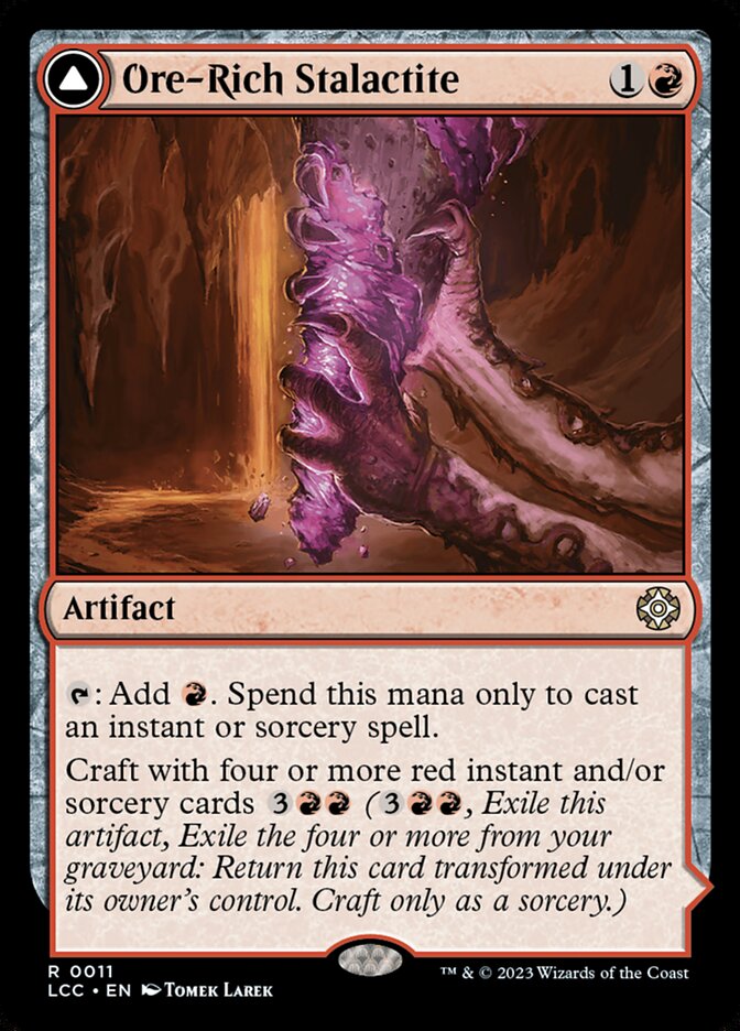 Ore-Rich Stalactite // Cosmium Catalyst 11 (Commander: The Lost Caverns of Ixalan)  | Good Games Adelaide SA