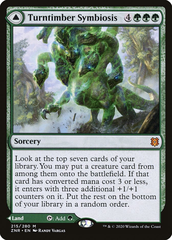 Turntimber Symbiosis 215 (Zendikar Rising)  - Foil | Good Games Adelaide SA