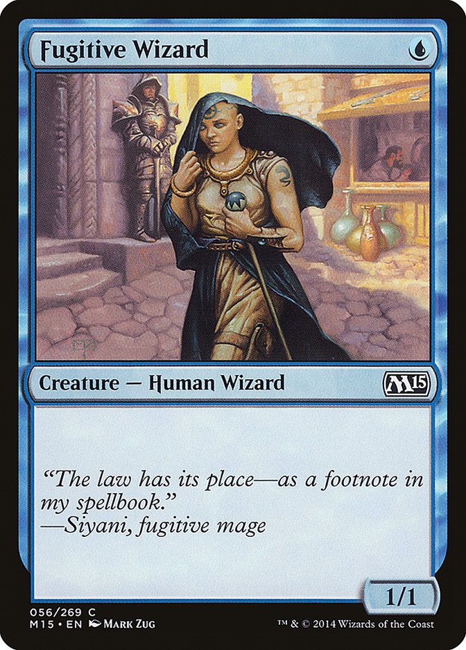 Fugitive Wizard 56 (Magic 2015 (M15))  - Foil | Good Games Adelaide SA