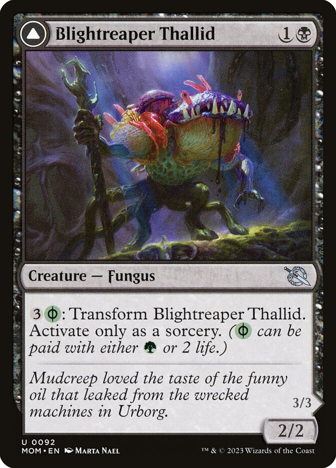 Blightreaper Thallid // Blightsower Thallid 92 (March of the Machine)  | Good Games Adelaide SA