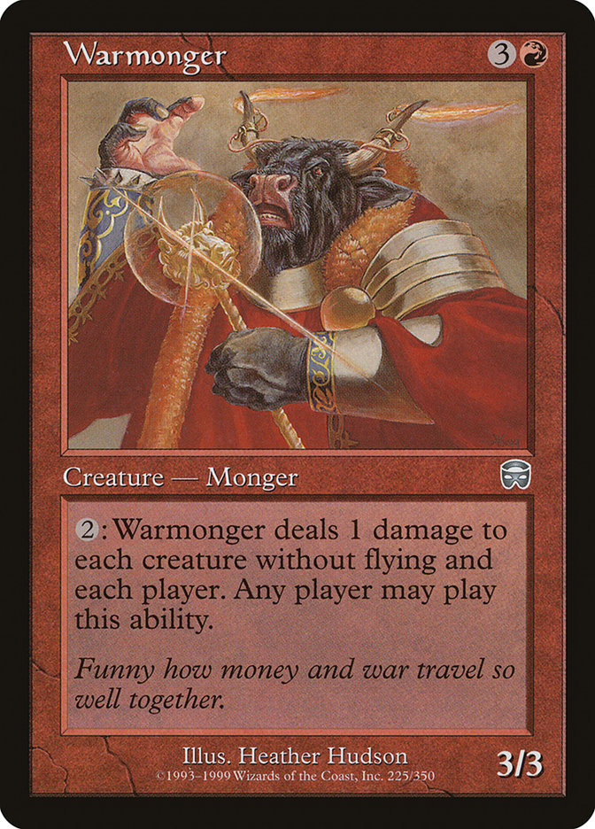 Warmonger 225 (Mercadian Masques)  - Foil | Good Games Adelaide SA