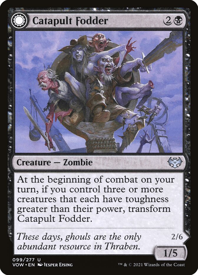 Catapult Fodder 99 (Innistrad: Crimson Vow)  - Foil | Good Games Adelaide SA