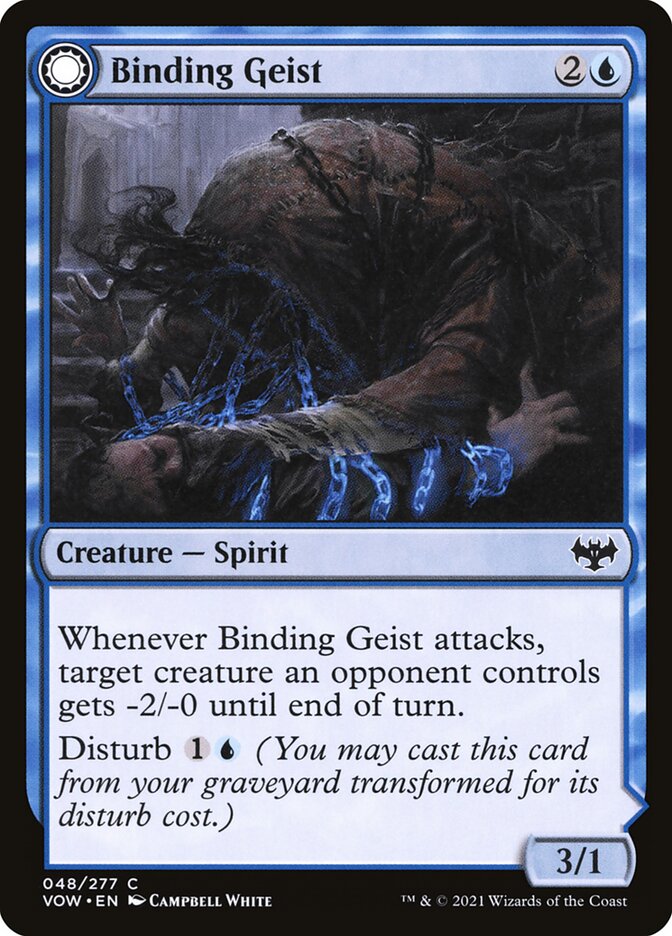 Binding Geist // Spectral Binding 48 (Innistrad: Crimson Vow)  - Foil | Good Games Adelaide SA