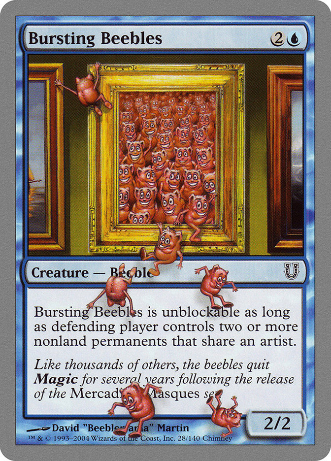 Bursting Beebles 28 (Unhinged)  - Foil | Good Games Adelaide SA