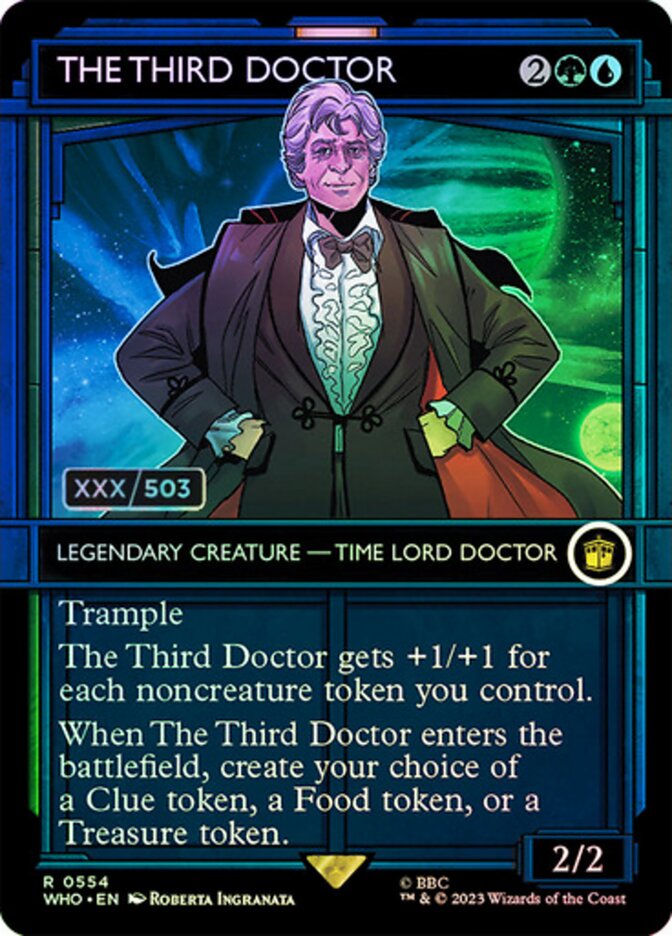 The Third Doctor Serialized 554 (Universes Beyond: Doctor Who)  - Foil | Good Games Adelaide SA