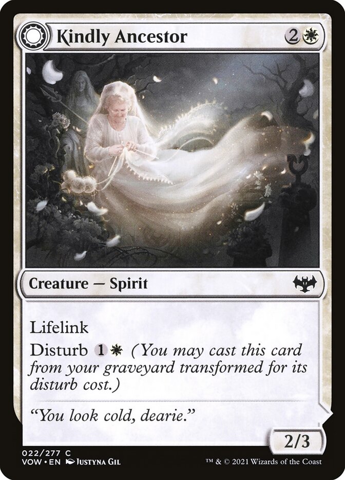 Kindly Ancestor // Ancestor's Embrace 22 (Innistrad: Crimson Vow)  | Good Games Adelaide SA