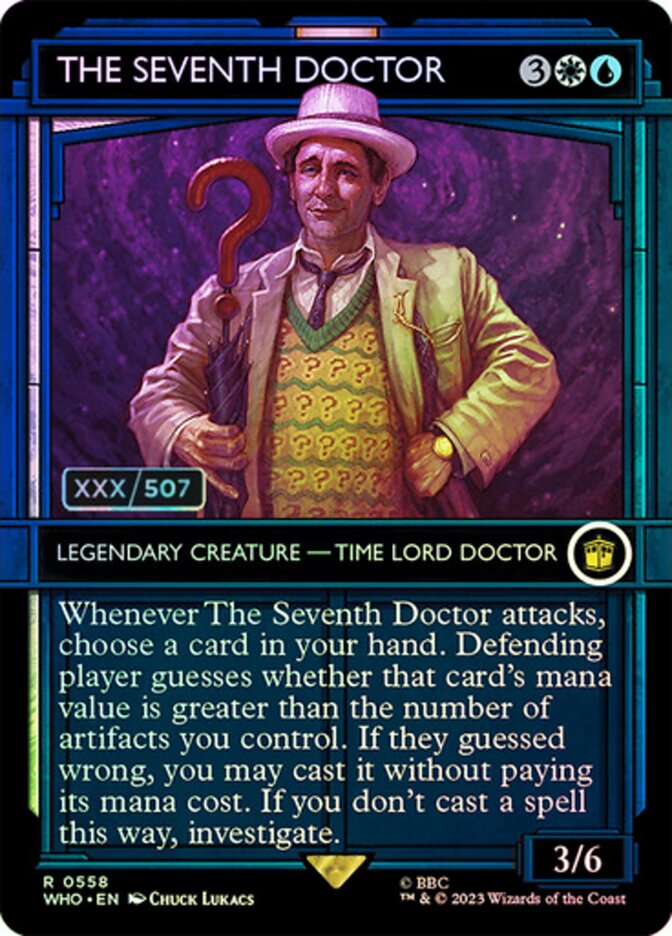 The Seventh Doctor Serialized 558 (Universes Beyond: Doctor Who)  - Foil | Good Games Adelaide SA