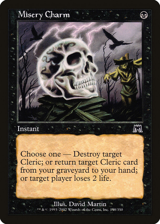 Misery Charm 158 (Onslaught)  - Foil | Good Games Adelaide SA
