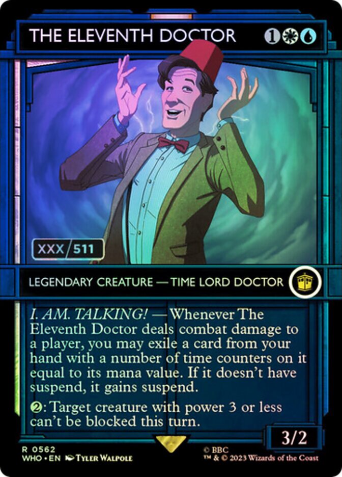 The Eleventh Doctor Serialized 562 (Universes Beyond: Doctor Who)  - Foil | Good Games Adelaide SA
