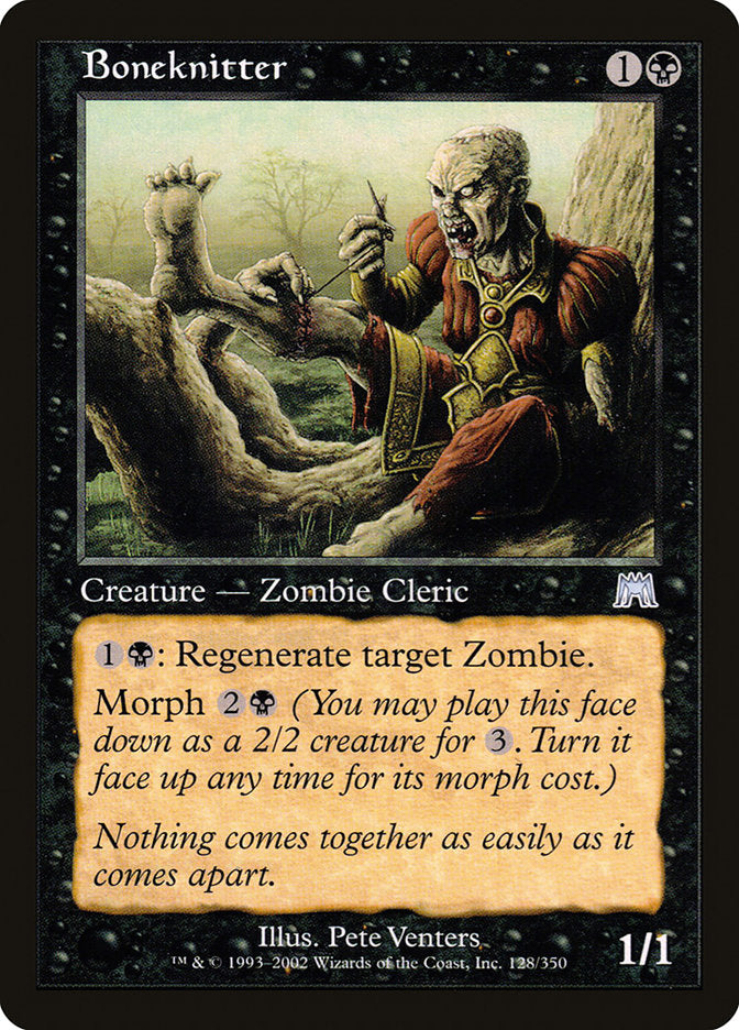 Boneknitter 128 (Onslaught)  - Foil | Good Games Adelaide SA