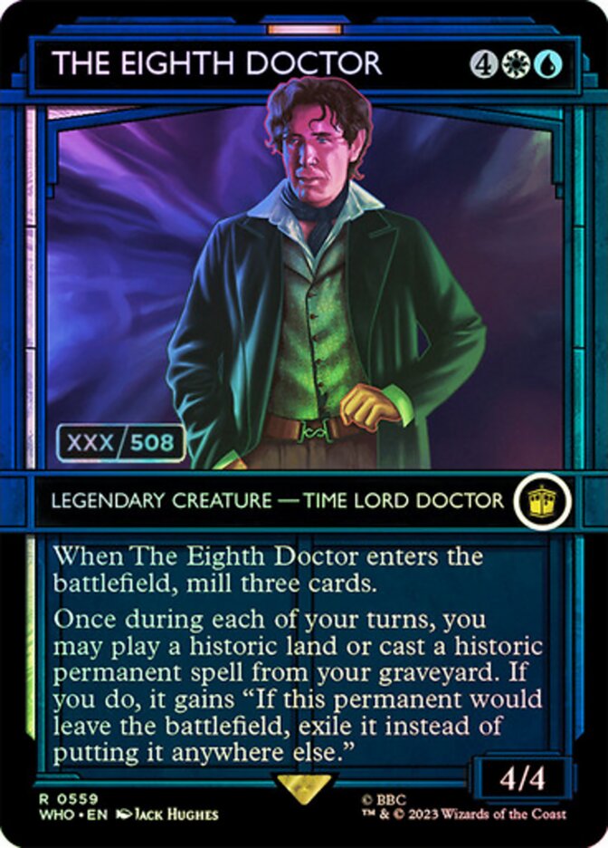 The Eighth Doctor Serialized 559 (Universes Beyond: Doctor Who)  - Foil | Good Games Adelaide SA