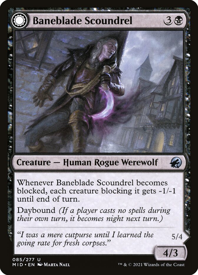 Baneblade Scoundrel 85 (Innistrad: Midnight Hunt)  | Good Games Adelaide SA