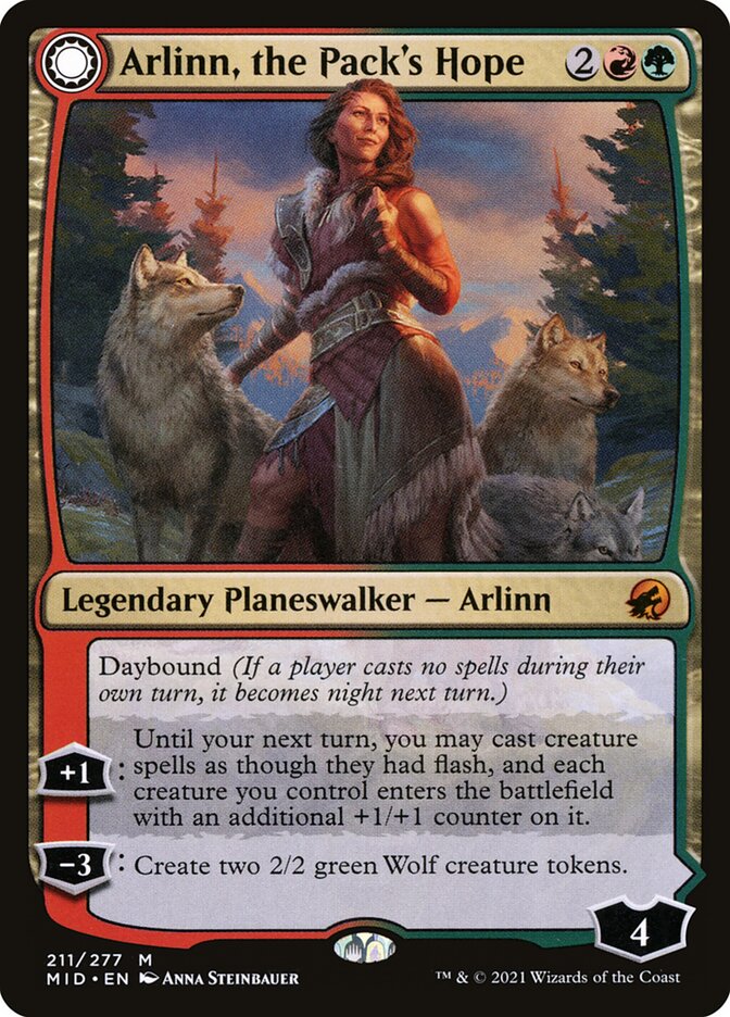 Arlinn the Packs Hope 211 (Innistrad: Midnight Hunt)  | Good Games Adelaide SA