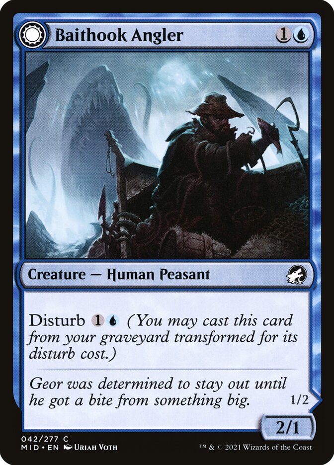 Baithook Angler // Hook-Haunt Drifter 42 (Innistrad: Midnight Hunt)  | Good Games Adelaide SA