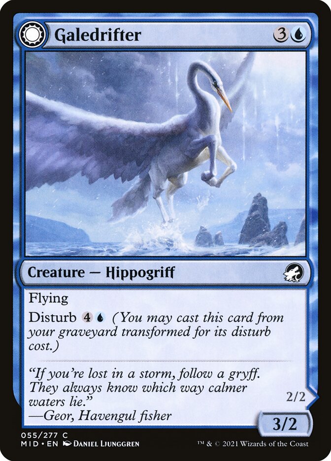 Galedrifter // Waildrifter 55 (Innistrad: Midnight Hunt)  | Good Games Adelaide SA