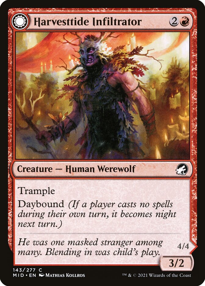 Harvesttide Infiltrator // Harvesttide Assailant 143 (Innistrad: Midnight Hunt)  | Good Games Adelaide SA
