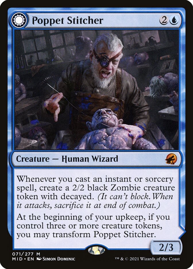 Poppet Stitcher // Poppet Factory 71 (Innistrad: Midnight Hunt)  | Good Games Adelaide SA