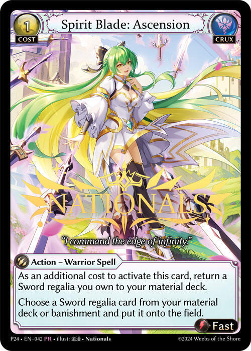 Spirit Blade Ascension 042 (Promotional Cards)  - Foil | Good Games Adelaide SA
