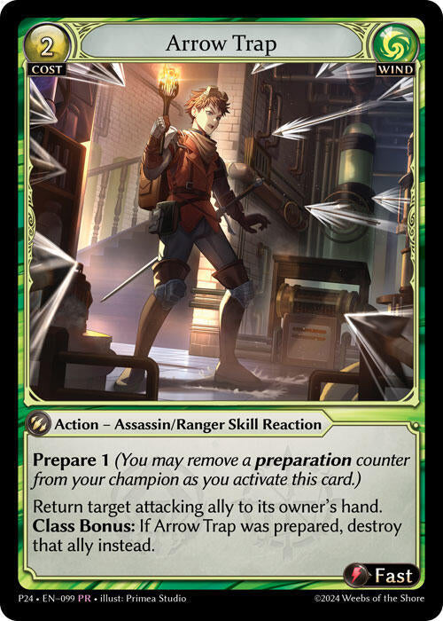 Arrow Trap 099 (Promotional Cards)  - Foil | Good Games Adelaide SA
