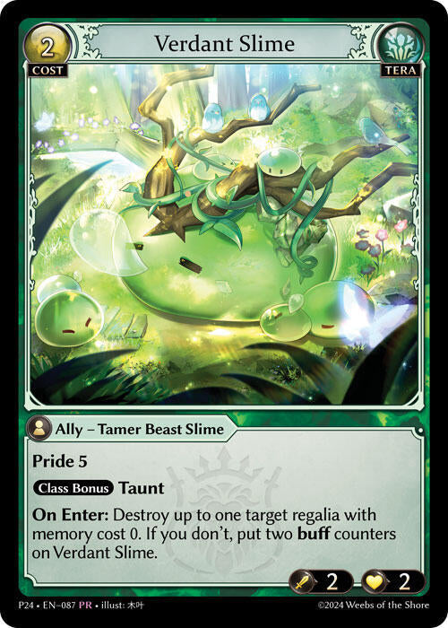 Verdant Slime 087 (Promotional Cards)  - Foil | Good Games Adelaide SA