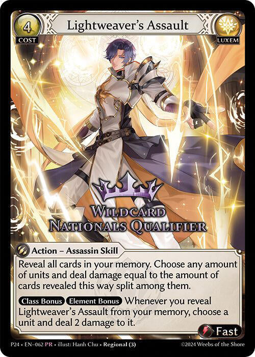 Lightweavers Assault 062 (Promotional Cards)  - Foil | Good Games Adelaide SA