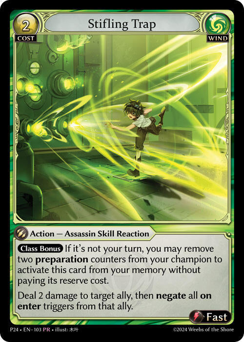 Stifling Trap 103 (Promotional Cards)  - Foil | Good Games Adelaide SA