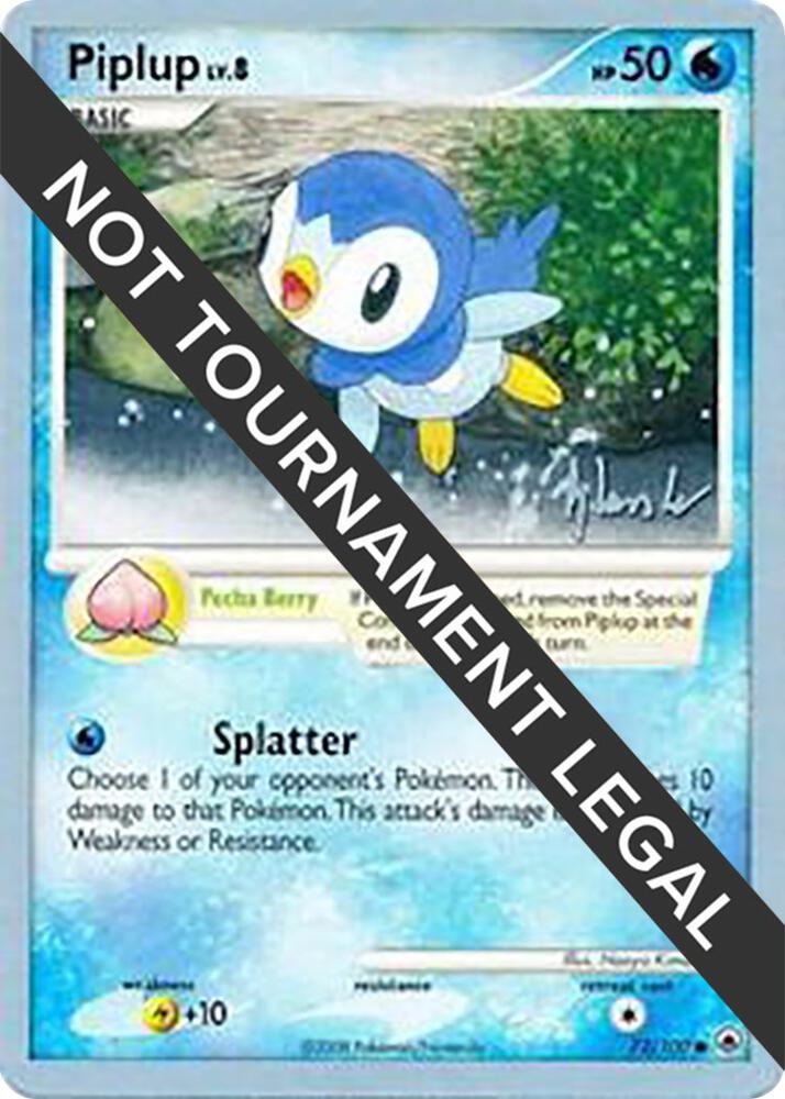 Piplup 72 2008 Dylan Lefavour 72/100 (World Championship Decks)  | Good Games Adelaide SA