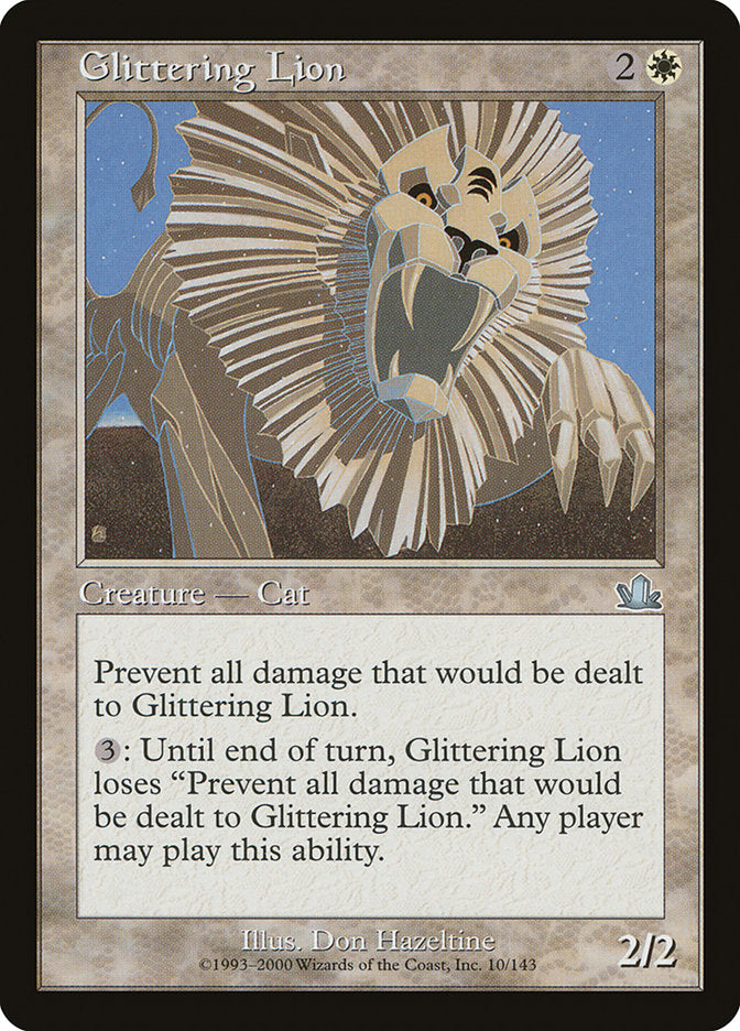 Glittering Lion 10 (Prophecy)  - Foil | Good Games Adelaide SA