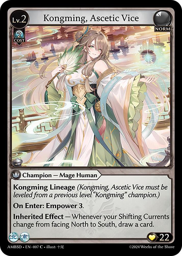 Kongming Ascetic Vice 007 (Mortal Ambition Starter Decks)  | Good Games Adelaide SA