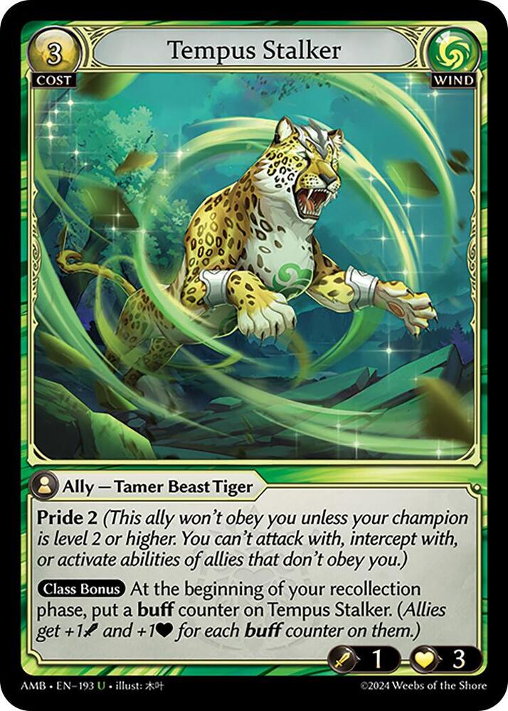 Tempus Stalker 193 (Mortal Ambition)  - Foil | Good Games Adelaide SA