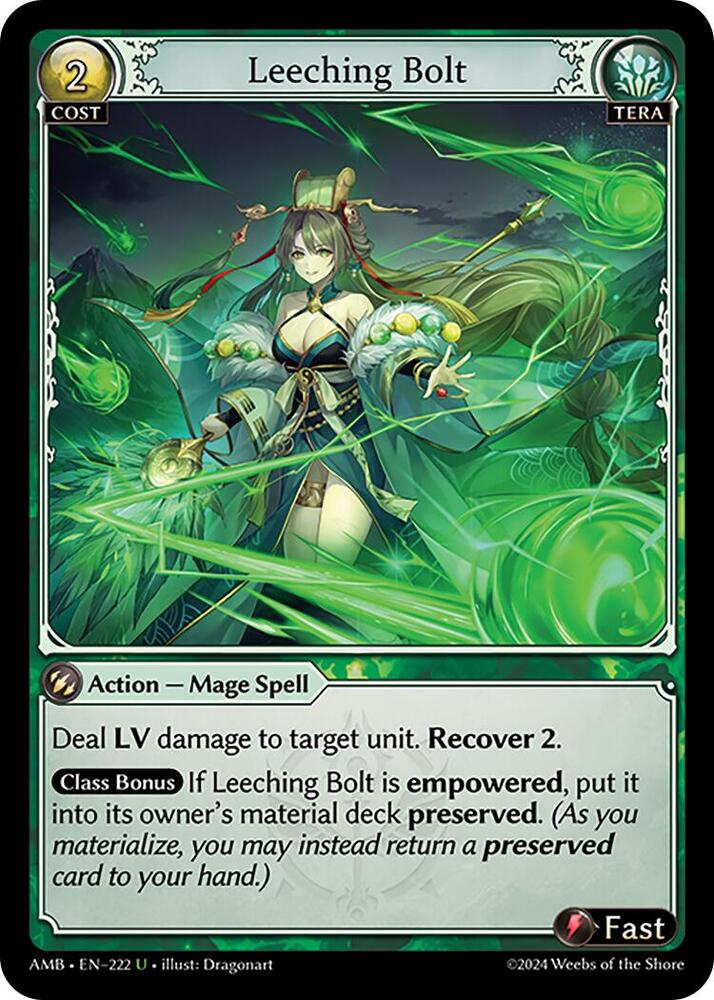 Leeching Bolt 222 (Mortal Ambition)  - Foil | Good Games Adelaide SA