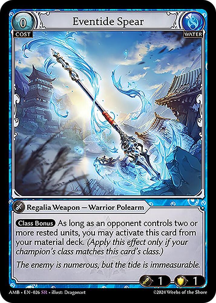 Eventide Spear 026 (Mortal Ambition)  - Foil | Good Games Adelaide SA